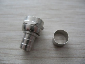 F Connector With Ring AD-0024