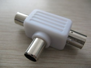 9.5MM Plug To 2 * 9.5MM Jack,T Type AD-1144