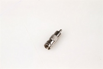 F male to RCA plug adapter,used for broadcast