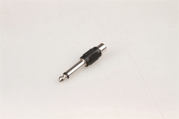 6.35MM mono plug to RCA jack adapter, used for radio